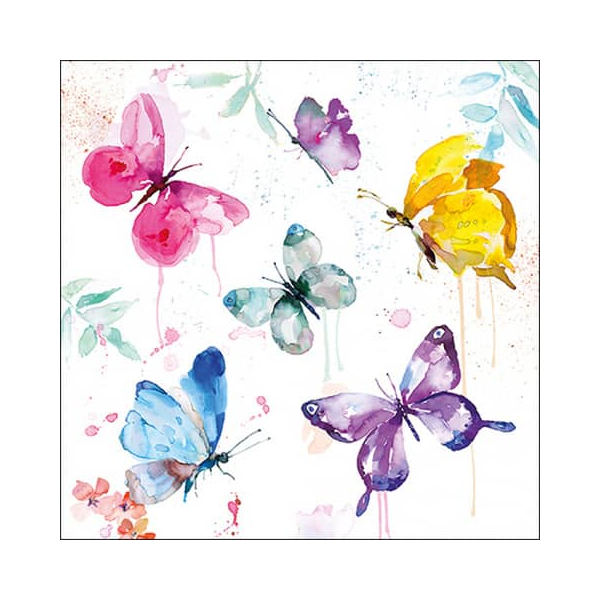 8712159177633 - Motivserviette 33x33cm Schmetterlinge 8712159177633 20 Stück 8712159177633 - Motivserviette 33x33cm Schmetterlinge 8712159177633 20 Stück