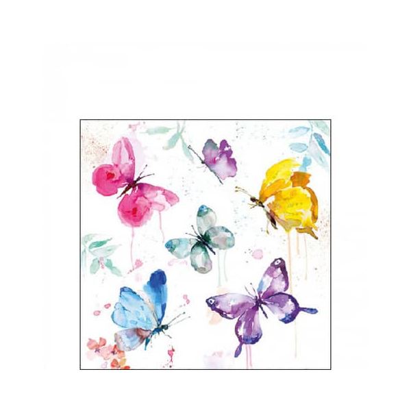8712159177817 - Motivserviette 25x25cm Schmetterlinge 8712159177817 20 Stück 8712159177817 - Motivserviette 25x25cm Schmetterlinge 8712159177817 20 Stück