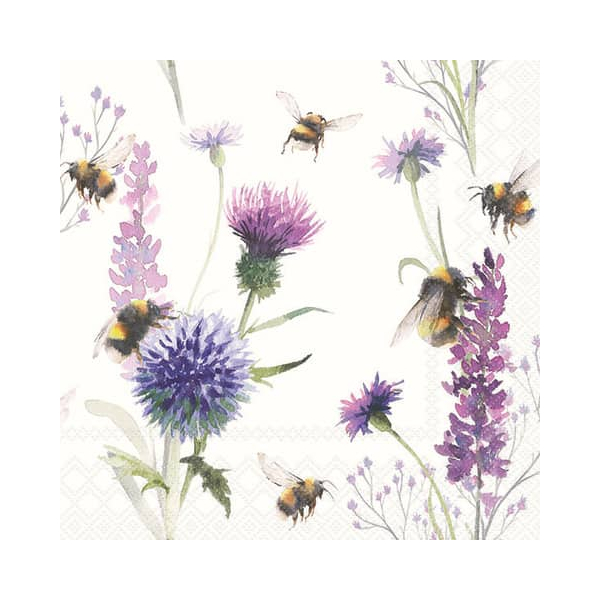 8712159184877 - Motivserviette 33x33cm Bumblebees 8712159184877 AMBIENTE 8712159184877 - Motivserviette 33x33cm Bumblebees 8712159184877 AMBIENTE