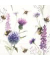 Motivserviette 33x33cm  Bumblebees