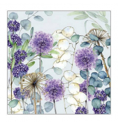 Motivserviette 25x25cm Lunaria