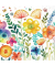 Motivserviette 33x33cm Vibrant spring
