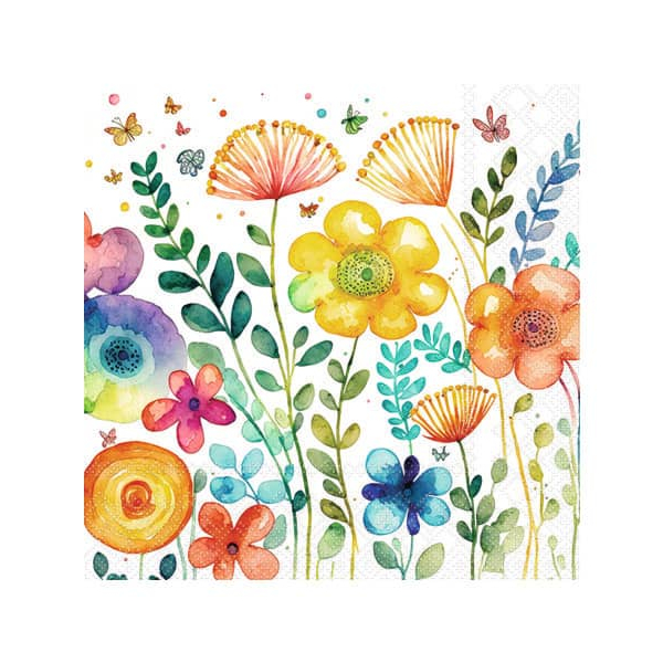 8712159194623 - Motivserviette 25x25cm Vibrant spring 8712159194623 20 Stück 8712159194623 - Motivserviette 25x25cm Vibrant spring 8712159194623 20 Stück