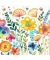 Motivserviette 25x25cm Vibrant spring