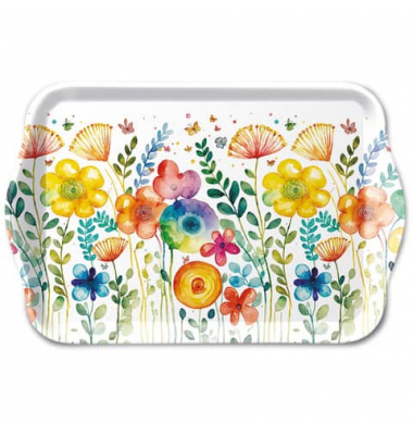 Tablett 13x21cm Vibrant spring