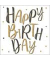 Motivserviette 33x33cm Happy Birthday