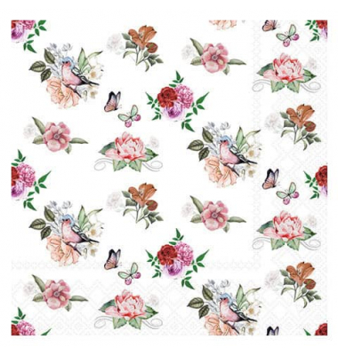 Motivserviette 25x25cm Charlotte