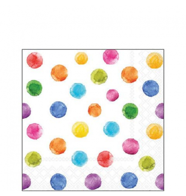 Motivserviette 25x25cm Dots