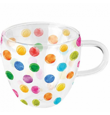 Teeglas 0,2l dots