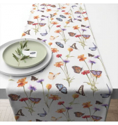 Tischläufer 40x150cm Butterfly garden