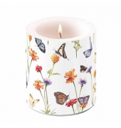 Kerze 19319335 bunt 10x10cm 45 Stunden Brenndauer