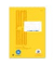 Schulheft 040782029 PREMIO, Lineatur 29 / rautiert, A4, 90g, gelb, 16 Blatt / 32 Seiten
