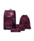 Schultaschenset Berry Blossom dark red