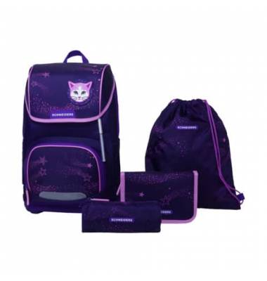 Schultaschenset Flashlight violet