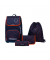 Schultaschenset Ninja Revenge black red