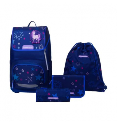 Schultaschenset 78625-360, navy, Shooting Star