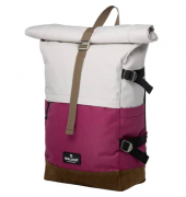 Schulranzen 42156-314 Concept, popcorn/pink, mit gerolltem Drucknopfverschluss