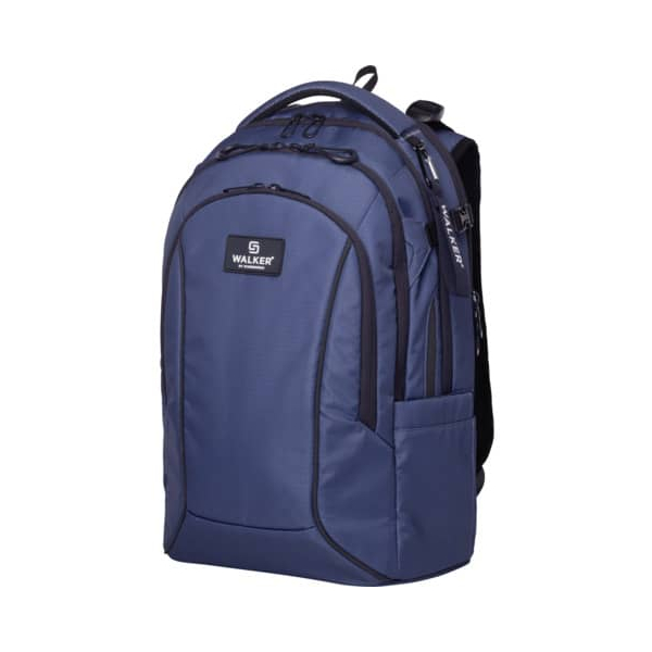 Walker Schulranzen 42525-470 Campus Neo, shark blue, mit Reißverschluss 9002638241993 Walker