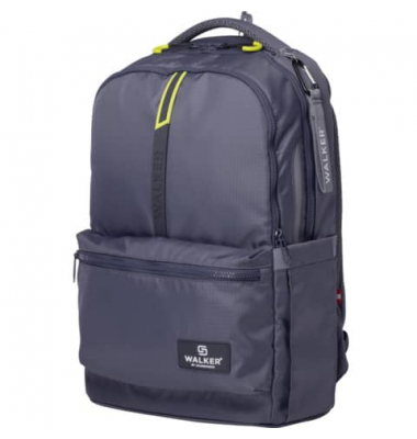 Schulranzen 42625-375 Wizzard Rey, steel grey, mit Rei&szlig;verschluss