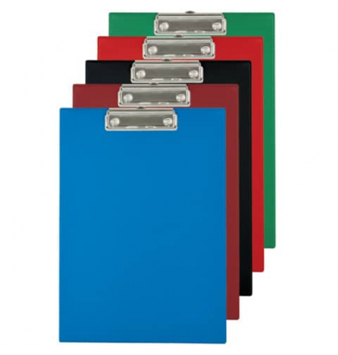 Klemmbrett 2708001-99, A4, farbig sortiert, PVC (Polyvinylchlorid), inkl Aufh&auml;nge&ouml;se