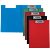 Klemmbrettmappe 2709001-99, A4, farbig sortiert, PVC (Polyvinylchlorid), inkl Aufh&auml;nge&ouml;se