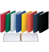 Ringbuch 3733001-99, A4 4 Ringe 20mm Ring-&Oslash; Karton/Polypropylen farbig sortiert