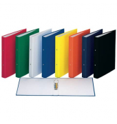 Ringbuch 3736001-99, A4 2 Ringe 30mm Ring-Ø Karton/Polypropylen farbig sortiert