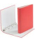 Ringbuch 3737001F-04, A4 4 Ringe 30mm Ring-&Oslash; Karton/Polypropylen rot