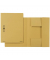 Jurismappe 8640030-11, A4 gelb Recyclingkarton 250g, mit 3 Einschlagklappen