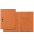 Jurismappe 8640030-12, A4 orange Recyclingkarton 250g, mit 3 Einschlagklappen