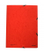 Eckspannmappe 8643119-04, A4 rot Karton 390g, mit 3 Einschlagklappen