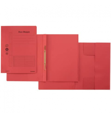 Combamappe A4 Karton rot