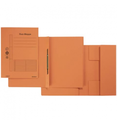 Combamappe A4 Karton orange