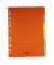 Kartonregister 8666030-99, 6-teilig blanko, A4, 215 g/m&sup2;, farbige Taben, 6-teilig