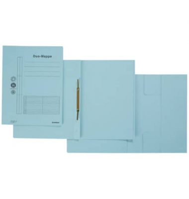Combamappe A4 Karton blau