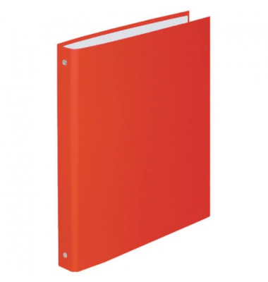 Ringbuch 3733001F-12, A4 4 Ringe 20mm Ring-&Oslash; Karton/Polypropylen orange
