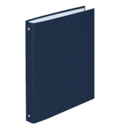 Ringbuch ohne 3737001F-18, A4 4 Ringe 30mm Ring-Ø Karton/Polypropylen dunkelblau