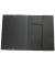 Eckspannmappe 8643119-01, A4 schwarz Karton 390g, mit 3 Einschlagklappen