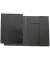 Eckspannmappe Pressspan - Serie 8643119-01, A4 schwarz Pressspankarton 390g, f&uuml;r ca. 150 Blatt  (80 g/m&sup2;), mit 3 Einschlagklappe