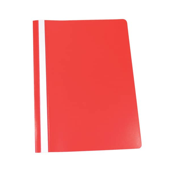 10 Stück Donau Schnellhefter 1702001-04, A4, rot, Polypropylen (PP), Vorderdeckel transparent 9003106672806 Donau