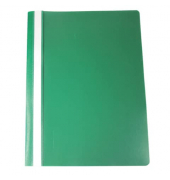Schnellhefter Standard- B&uuml;roserie PP 1702001-06, A4, gr&uuml;n, Polypropylen (PP), 80g, Vorderdeckel transparent