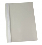 Schnellhefter Standard- B&uuml;roserie PP 1702001-09, A4, wei&szlig;, Polypropylen (PP), 80g, Vorderdeckel transparent