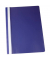 Schnellhefter Standard- B&uuml;roserie PP 1702001-10, A4, blau, Polypropylen (PP), 80g, Vorderdeckel transparent