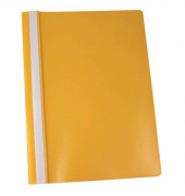 Schnellhefter Standard- B&uuml;roserie PP 1702001-11, A4, gelb, Polypropylen (PP), 80g, Vorderdeckel transparent