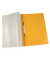 Schnellhefter Standard- B&uuml;roserie PP 1702001-11, A4, gelb, Polypropylen (PP), 80g, Vorderdeckel transparent