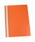 Schnellhefter Standard- B&uuml;roserie PP 1702001-12, A4, orange, Polypropylen (PP), 80g, Vorderdeckel transparent