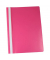 Schnellhefter Standard- B&uuml;roserie PP 1702001-16, A4, rosa, Polypropylen (PP), 80g, Vorderdeckel transparent