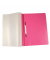 Schnellhefter Standard- B&uuml;roserie PP 1702001-16, A4, rosa, Polypropylen (PP), 80g, Vorderdeckel transparent