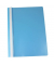 Schnellhefter Standard- B&uuml;roserie PP 1702001-17, A4, hellblau, Polypropylen (PP), 80g, Vorderdeckel transparent
