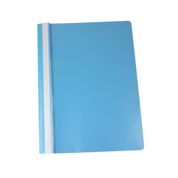 10 Stück Donau Schnellhefter 1702001-17, A4, hellblau, Polypropylen (PP), Vorderdeckel transparent 9003106673049 Donau
